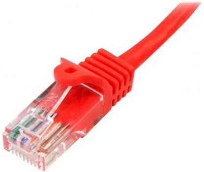 Изображение StarTech RJ-45/RJ-45, kat. 5e, U/UTP, 10m, czerwony (45PAT10MRD)