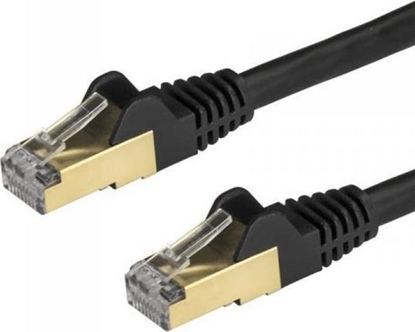 Picture of StarTech STARTECH.COM 1,5m CAT6a-Kabel - schwarz - RJ45-Ethernet Kabel - snagless - Kupfer - LAN - STP - 10Gb - 6ASPAT150CMBK