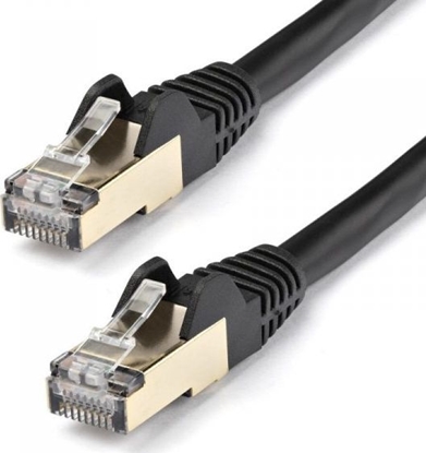 Attēls no StarTech STARTECH.COM 10m CAT6a-Ethernet-Kabel - Schwarz - RJ45-Ethernet-Kabel - Snagless - STP-Kabel - Kupfer - 10-Gbit Netzwerkkabel