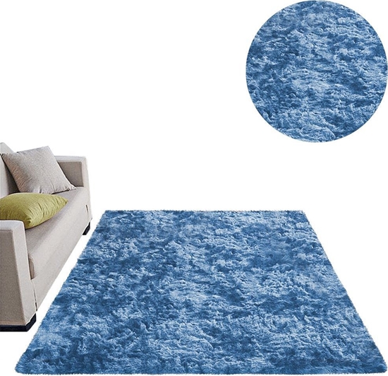 Изображение Strado Dywan Ombre Shaggy Strado 80x150 OmbreNavy (Ciemny Niebieski) uniwersalny