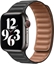 Изображение Strado Pasek skórzany opaska do Apple Watch 7 45mm (Czarny) uniwersalny