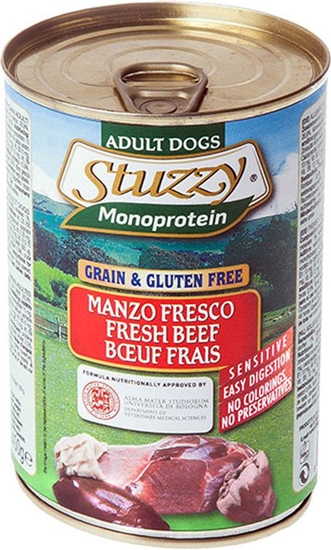 Изображение Stuzzy STUZZY PIES MONOPROTEIN WOŁOWINA PUSZKA 400G