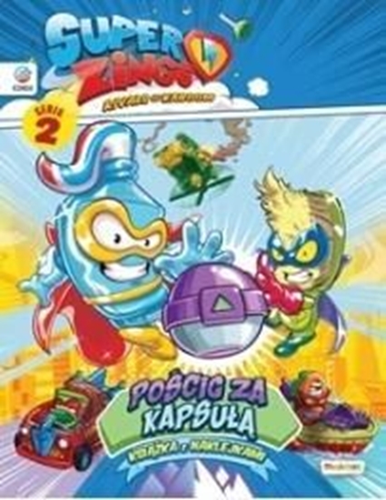 Изображение Super Zings SuperZings Książka z naklejkami + figurka