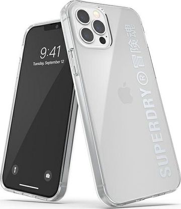 Attēls no Superdry SuperDry Snap iPhone 12/12 Pro Clear Cas e srebrny/silver 42591