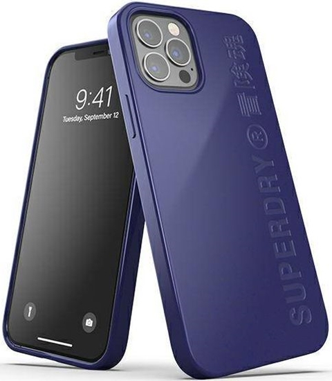 Изображение Superdry SuperDry Snap iPhone 12/12 Pro Compostab le granatowy/navy 42627