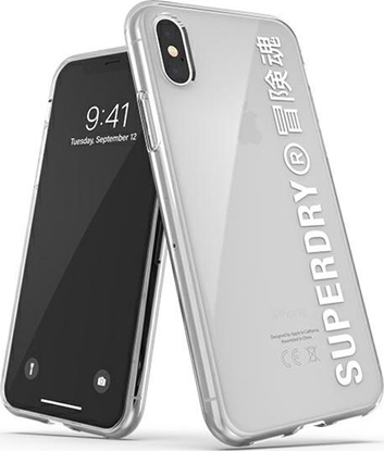 Изображение Superdry SuperDry Snap iPhone X/Xs Clear Case biały/white 41576