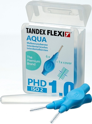 Изображение Tandex Tandex (6 szt.) szczoteczek Flexi Extra Fine Aqua (niebieski))