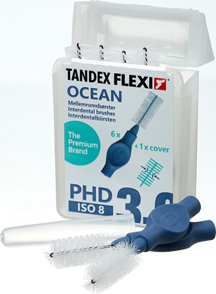 Изображение Tandex Tandex (6 szt.) szczoteczek Flexi Medium OCEAN 3,0 ( gruby)