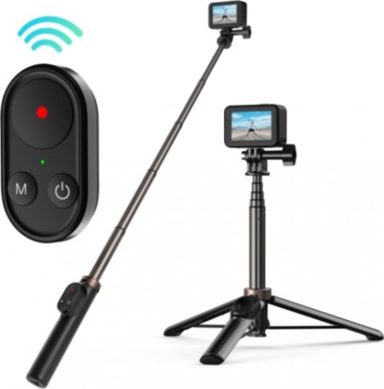 Picture of Telesin Selfie stick Telesin do kamer sportowych z pilotem BT (TE-RCSS-001)