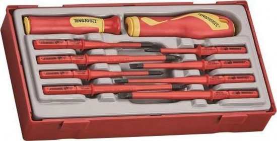 Изображение Teng Tools Zestaw 10-elementowy wkrętaków 1000V TTV710N Teng Tools