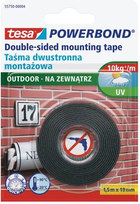 Picture of Tesa Taśma montażowa dwustronna na zewnątrz 19mm x 1,5m (H7774802)