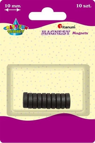 Изображение Titanum Magnesy okrągłe, średnica 5 mm, 10szt, CRAFT-FUN