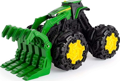 Изображение Tomy John Deere traktor Monster Treads Rev Up TOMY