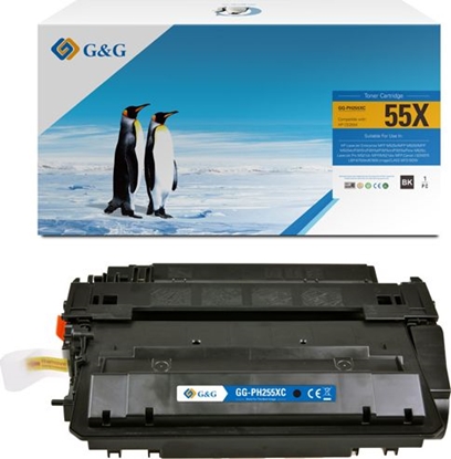 Attēls no Toner G&G G&G kompatybilny toner z HP CE255X, Canon CRG724, NT-PH255XC, HP 55X, black, 12500s