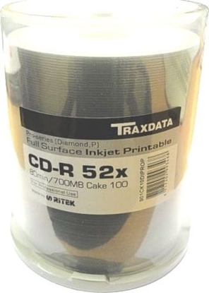 Attēls no Traxdata CD-R 700 MB 52x 100 sztuk (TRCGCD)