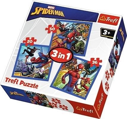 Picture of Trefl Puzzle 3w1 Pajęcza siła Spider-man