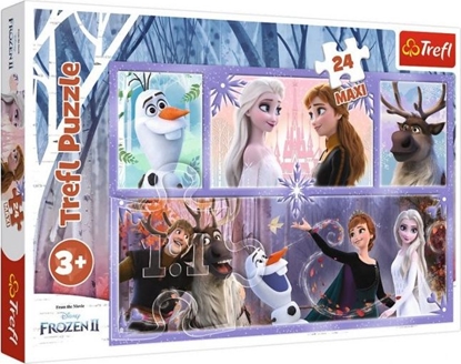 Picture of Trefl Puzzle Świat pełen magii Frozen 2 24 Maxi el.