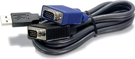 Picture of TRENDnet Kable KVM, 1.8m, Czarny (TKCU06)