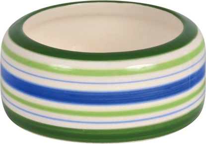 Attēls no Trixie Miska ceramiczna dla chomika zielone paski - 50ml 8cm