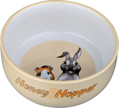 Изображение Trixie Miska ceramiczna Honey & Hopper - 250ml 11cm