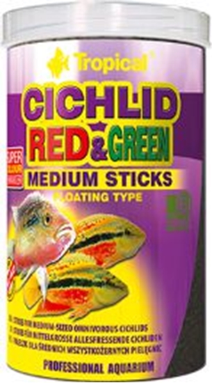 Изображение Tropical CICHLID RED&GREEN medium STIX 1l