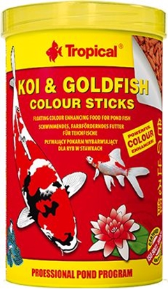 Изображение Tropical Pokarm dla rybek Koi&Goldfish Colour Sticks 11L/900g (40372)