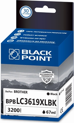 Attēls no Tusz Black Point Tusz BPBLC3619XLBK LC-3619XLBK, czarny