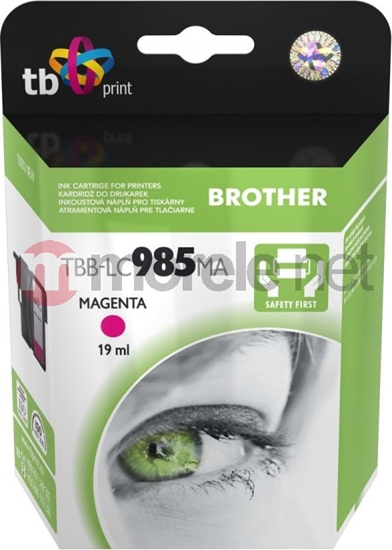 Изображение Tusz TB Print tusz TBB-LC985MA / LC-985M (magenta)