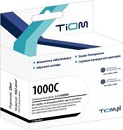 Изображение Tusz Tiom Tusz Tiom do Brother LC1000C | DCP130C/MFC240C | cyan