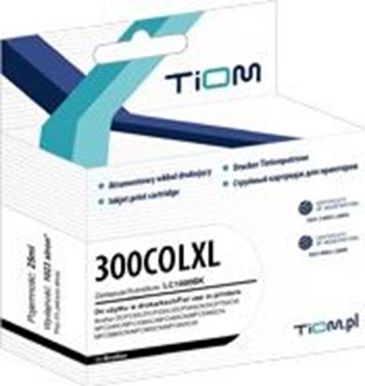 Изображение Tusz Tiom Tusz Tiom do HP 300XL | DJ D1600/D2500/D5560/F2400 colour