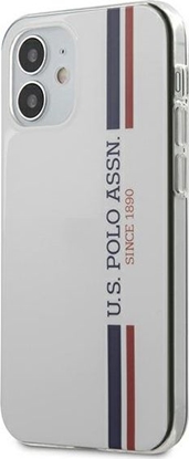 Изображение U.S. Polo Assn US Polo USHCP12SPCUSSWH iPhone 12 mini 5,4" biały/white Tricolor Collection