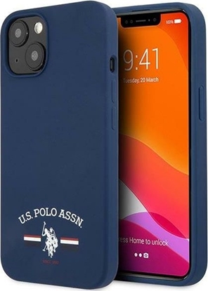 Изображение U.S. Polo Assn US Polo USHCP13MSFGV iPhone 13 6,1" granatowy/navy Silicone Collection