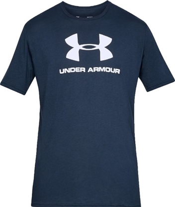 Изображение Under Armour Koszulka męska Sportstyle Logo Tee granatowa r. L (1329590-408)