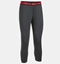 Изображение Under Armour Legginsy damskie Featherweight Fleece Crop szare r. XS (1294505-092)