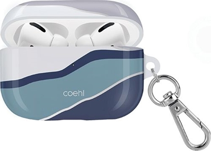 Изображение Uniq Etui ochronne Coehl Ciel do AirPods Pro biało-niebieskie