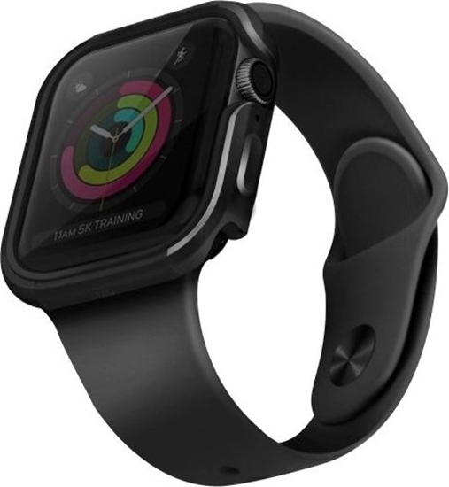 Picture of Uniq UNIQ etui Valencia Apple Watch Series 5/ 4 44MM szary/gunmetal grey