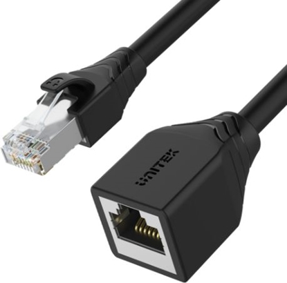 Изображение Unitek RJ-45 M-F kat.6 STP 1m (C1896BK-1M)