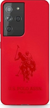 Изображение US POLO US Polo USHCS21LSLHRTRE S21 Ultra G998 czerwony/red Silicone On Tone