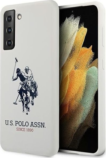 Изображение US POLO US Polo USHCS21MSLHRWH S21+ G996 biały/white Silicone Logo