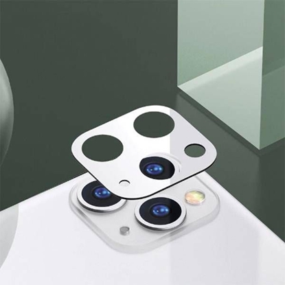 Изображение Usams USAMS Camera Lens Glass iPhone 11 Pro Max biały/white BH577JTT02 (US-BH577)