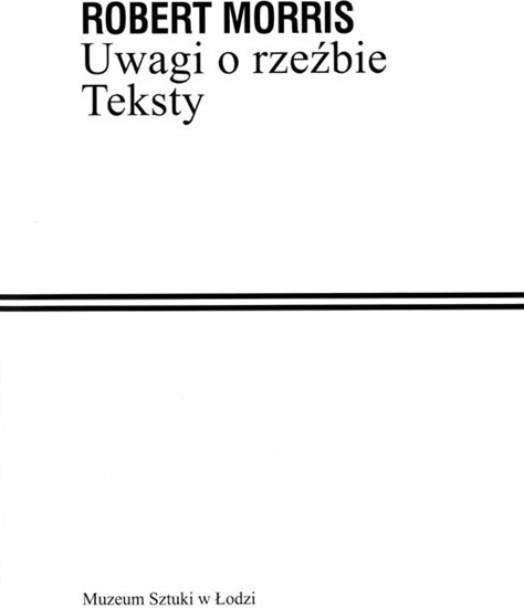 Picture of Uwagi o rzeźbie. Teksty