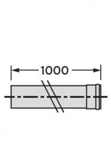 Изображение Vaillant Rura przedłużająca DN80 1m 303253