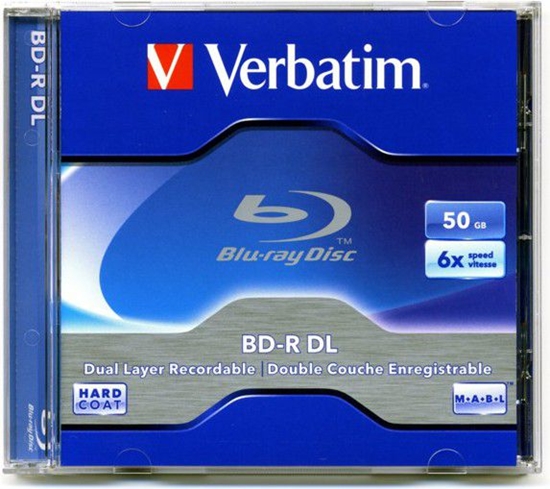 Picture of Verbatim BD-R DL 50 GB 6x 5 sztuk (43747)