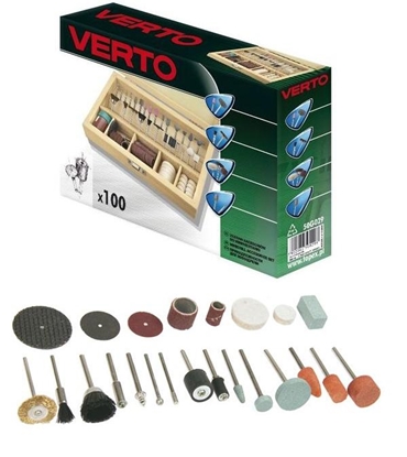 Picture of Verto Zestaw akcesori do miniwiertarek 50G029