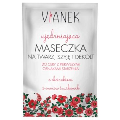 Изображение Vianek Vianek czerwony - Ujędrniająca maseczka na twarz, szyję i dekolt