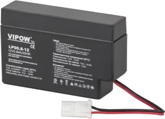 Изображение Vipow żelowy 12 V / 0,8 Ah (BAT0221)