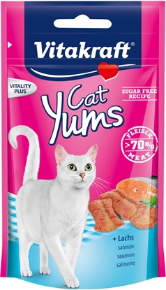 Attēls no Vitakraft KOT CAT YUMS ŁOSOŚ 40g