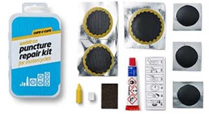 Picture of Weldtite Łatki do dętek zestaw CURE-C-CURE PUNCTURE REPAIR KIT FOR MOTORCYCLES 6x łatki pudełko 10szt. - WLD-01004