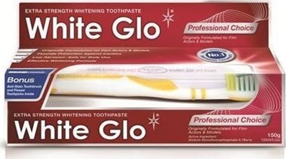 Attēls no White Glo Zestaw Professional Choice pasta do zębów 100ml + szczoteczka