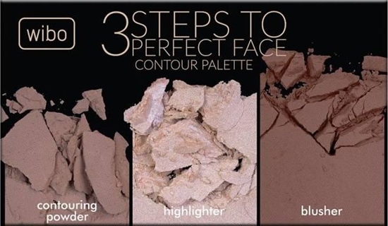 Picture of Wibo 3Steps to perfect face paleta do konturowania dark